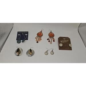 Set of 5 Assorted Earrings NWT Vineyard Haven Arizona Jean Co Boho Stud Dangle